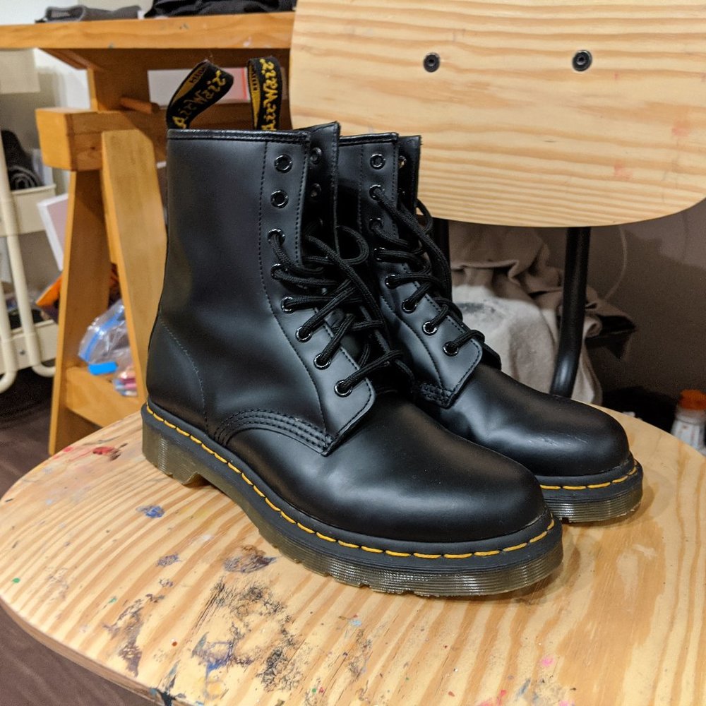 Dr. Marten's Airwalk 1460 Leather Lace-Up Boots